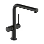 Hansgrohe Talis drezová batéria s uzatváracím ventilom kartáčovaný čierny chróm 72827340