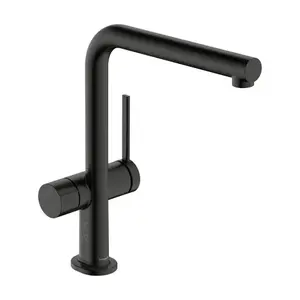 Hansgrohe Talis drezová batéria s uzatváracím ventilom kartáčovaný čierny chróm 72827340