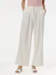 Krémové dámske široké nohavice ORSAY