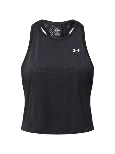 UNDER ARMOUR Športový top  čierna / biela