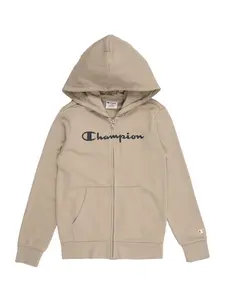 Champion Tepláková bunda  krémová / čierna