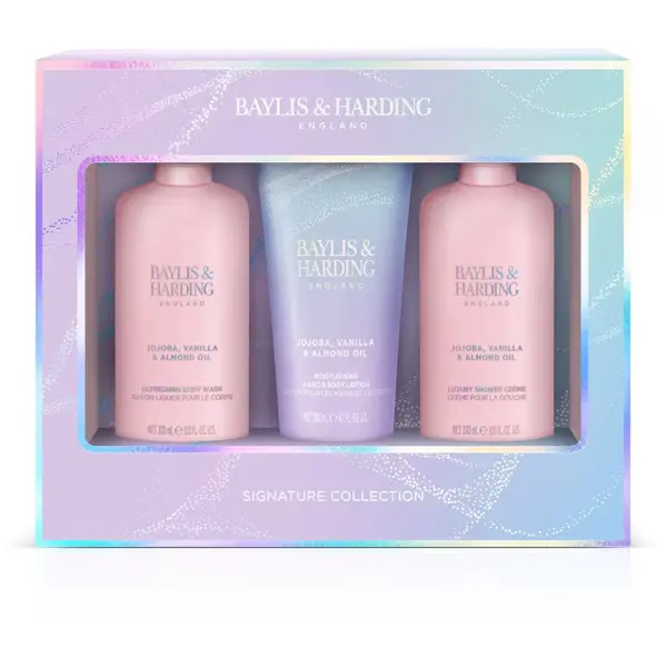 Baylis & Harding Jojoba, Vanilla & Almond Oil darčeková sada pre ženy s mandľovým olejom