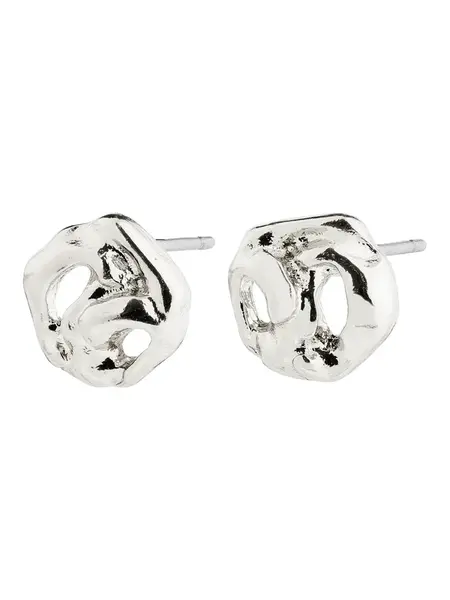 Pilgrim Náušnice 'Luca'  strieborná