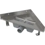 Alca Rohový Podl.žlab bez okraja k perf.roštu ARZ1