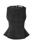 LEVI'S ® Top 'Leighton Peplum Top'  čierny denim