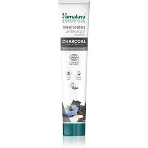 Himalaya Herbals Whitening Antiplaque Charcoal + Black Seed Oil bieliaca zubná pasta s aktívnym uhlím 75 ml