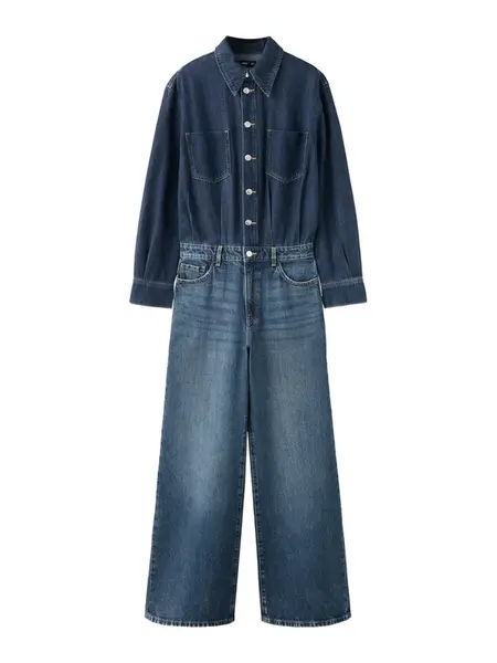 MANGO Overal 'Belle'  tmavomodrá