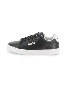BOSS Tenisky 'BASKET'  čierna / biela