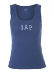 Gap Petite Top  enciánová / tmavomodrá / biela