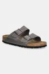 Nubukové pantofle Birkenstock Arizona šedá barva, 1027026