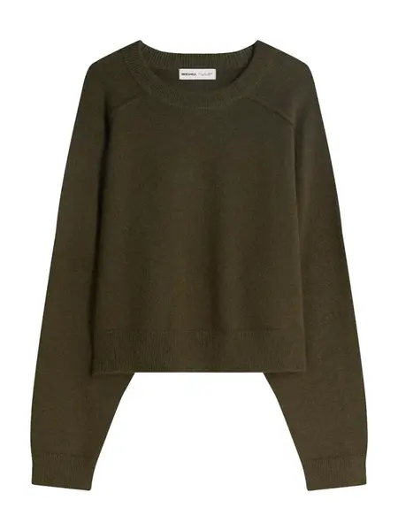 Bershka Sveter  tmavozelená