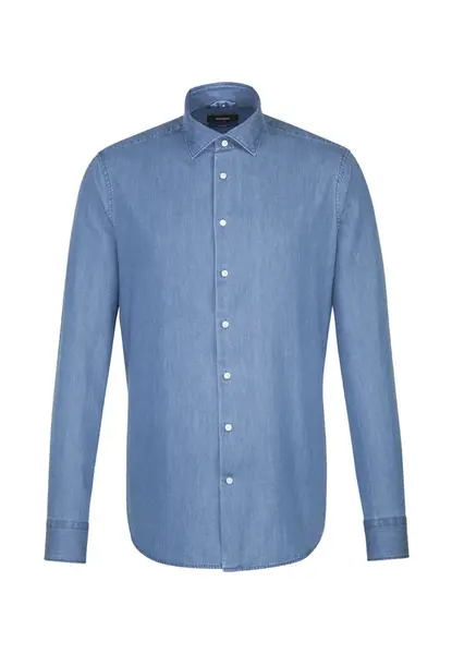 SEIDENSTICKER Košeľa  modrá denim