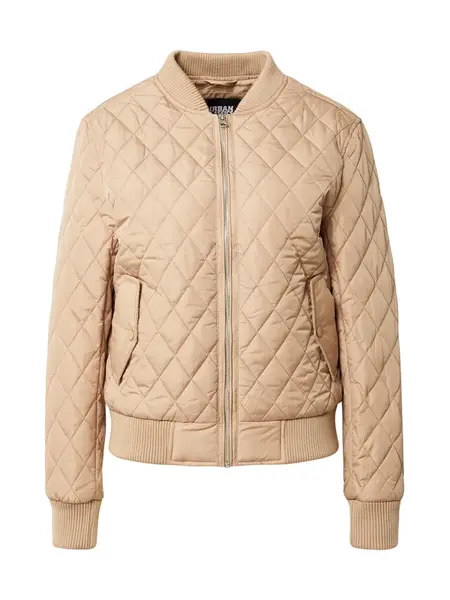 Urban Classics Prechodná bunda 'Diamond Quilt'  béžová