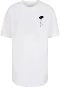 Dámské tričko Love In The Air Oversized Boyfriend bílé