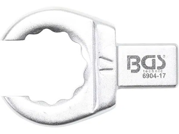 BGS Technic BGS 6904-17 Otevřený očkový klíč 16 mm, nástrčný s upínáním 9 x 12 mm
