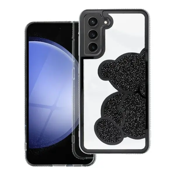 Zadní kryt TEDDY BEAR Case pro Samsung Galaxy A16 5G / A16 4G, černá