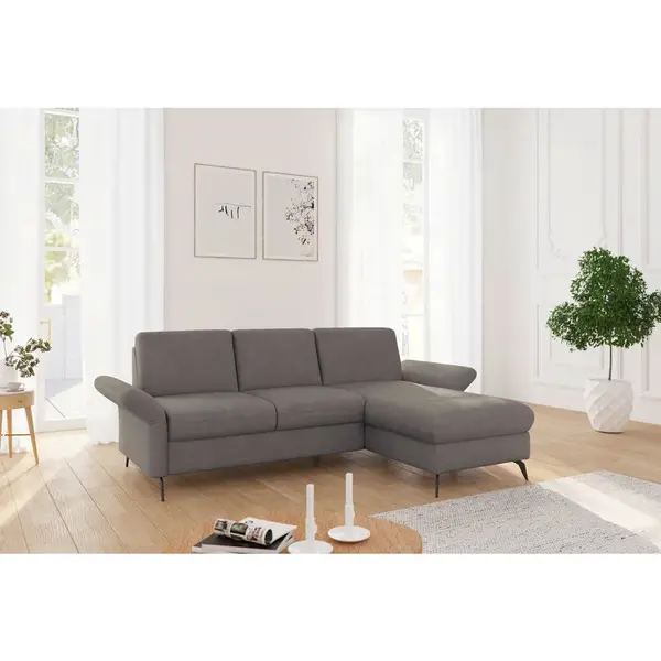 Sit & More ROHOVÁ SEDAČKA, textil, jílová barva