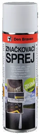 Značkovací sprej reflexní zelená 500 ml - Den Braven