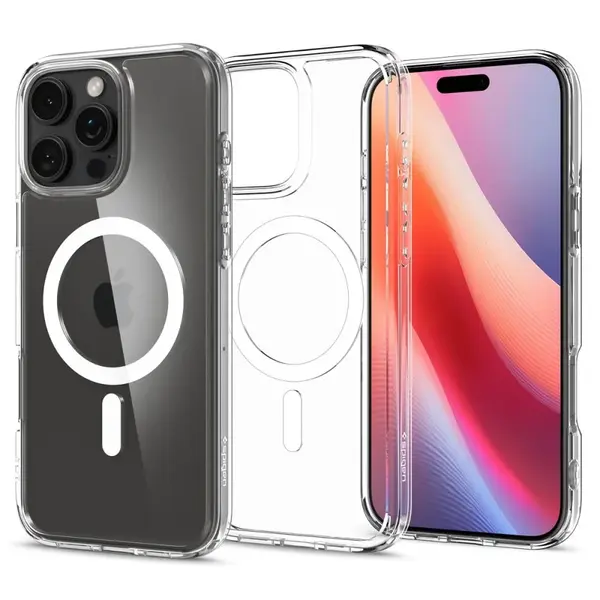 Spigen Ultra Hybrid Mag s MagSafe, iPhone 16 Pro, bílý