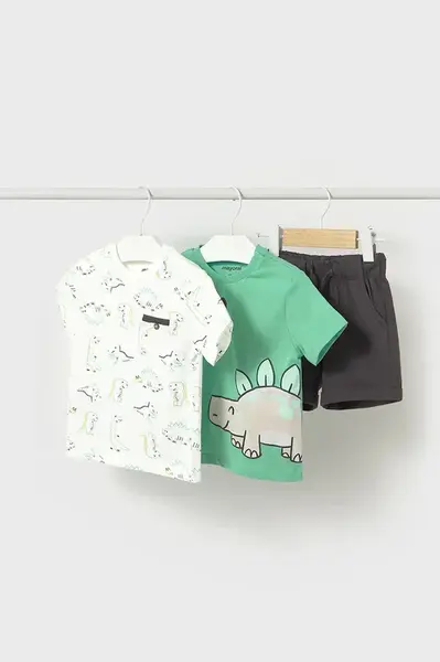 Dětská bavlněná souprava Mayoral tyrkysová barva, 1652