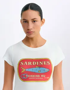 Tričko Thinking MU Sardines Mirna Tee WHITE