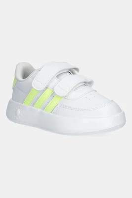 Dětské sneakers boty adidas BREAKNET 2.0 bílá barva, JI0929