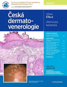 E-kniha: Česká dermatovenerologie 2025/3 od Hercogová Třešňák Jana