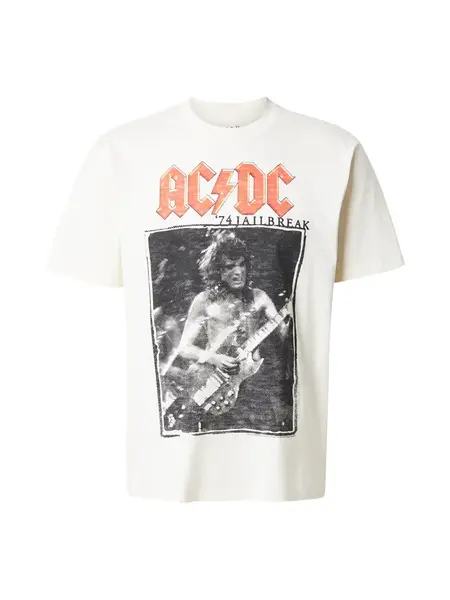 GAP Tričko 'APR - ACDC'  žltá / biela