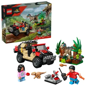 LEGO® Jurassic World 76972 Únik před raptorem v terénním autě