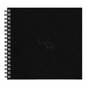 Akvarelová kniha Rhodia 100% bavlna – 15x15cm