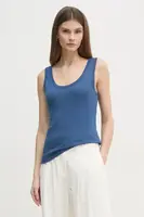 Bavlněný top United Colors of Benetton modrá barva, 3GA2DH010