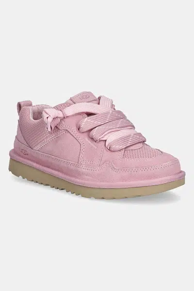 Dětské tenisky UGG LO LOWMEL růžová barva, 1166490K