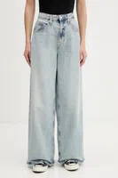 Džíny Tommy Jeans dámské, modrá barva, DW0DW20015