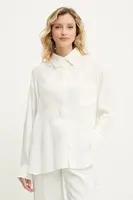 Košile Answear.LAB dámská, bílá barva, relaxed, s klasickým límcem
