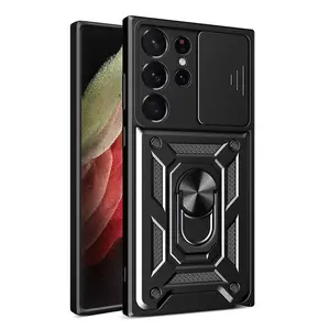 Techsuit CamShield, Samsung Galaxy S23 Ultra, černý