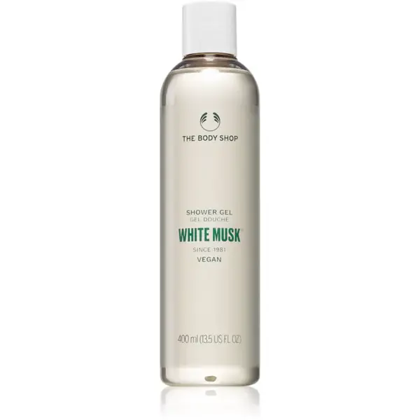 The Body Shop White Musk Shower Gel jemný sprchový gel 400 ml