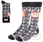 Pánske ponožky Marvel - Avengers: Hlavne logo a Ikony (veľkosť EU 38-45)