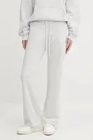 Tepláky Hollister Co. dámské, šedá barva, s aplikací, KI347-5066