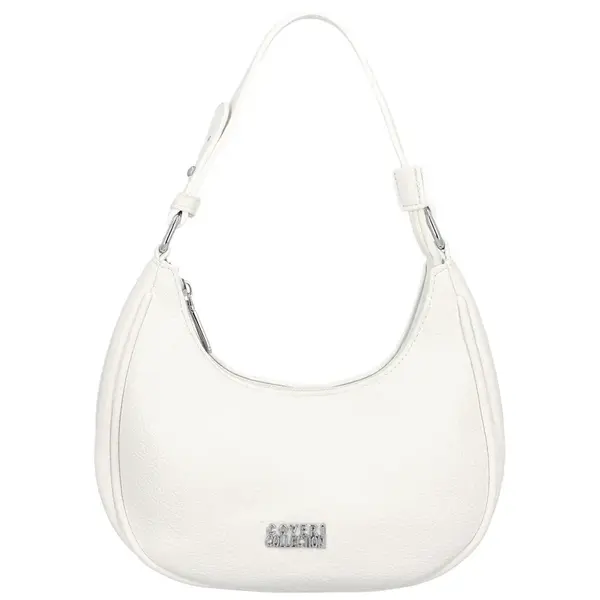 Trendy dámská koženková kabelka na rameno Tricia, bílá