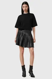 Kožená sukně AllSaints VENA