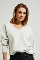 Marisse Women's Sweater Z-Sw-4513 Off White Mel