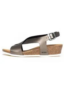 Bayton Sandále 'Salamanque'  sivá / čierna