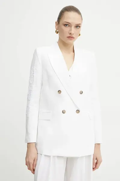 Sako s příměsí lnu Ermanno Firenze