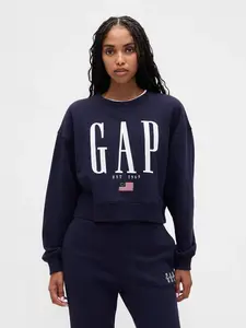 GAP Oversize Mikina s VintageSoft Logo