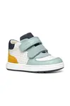 Dětské kožené sneakers boty Geox BIGLIA bílá barva, B554DA.08522