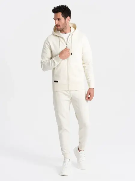 Ombre BASIC men's sweatshirt set unbuttoned sweatshirt + joggers