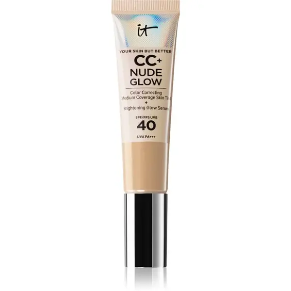 IT Cosmetics Your Skin But Better CC + Nude Glow CC krém pro rozjasnění pleti SPF 40 Medium 32 ml