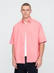 GAP Oversize popelínová košile - Pánské
