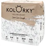 Kolorky Deluxe Velvet Love Live Laugh jednorazové EKO plienky veľkosť M 5-8 Kg 21 ks