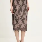 Sukně Aniye By béžová barva, midi, 185659